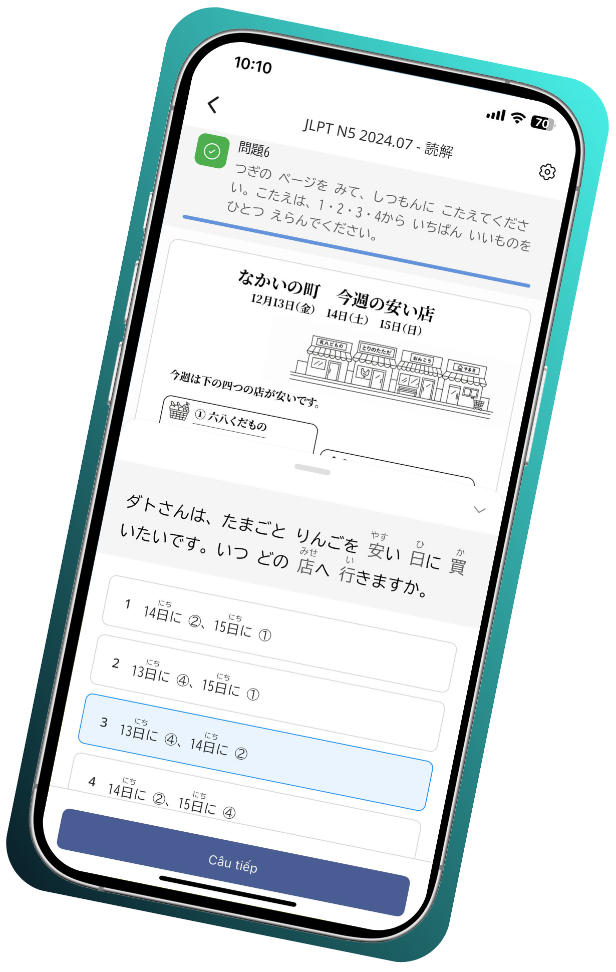 Minh họa Luyện thi JLPT