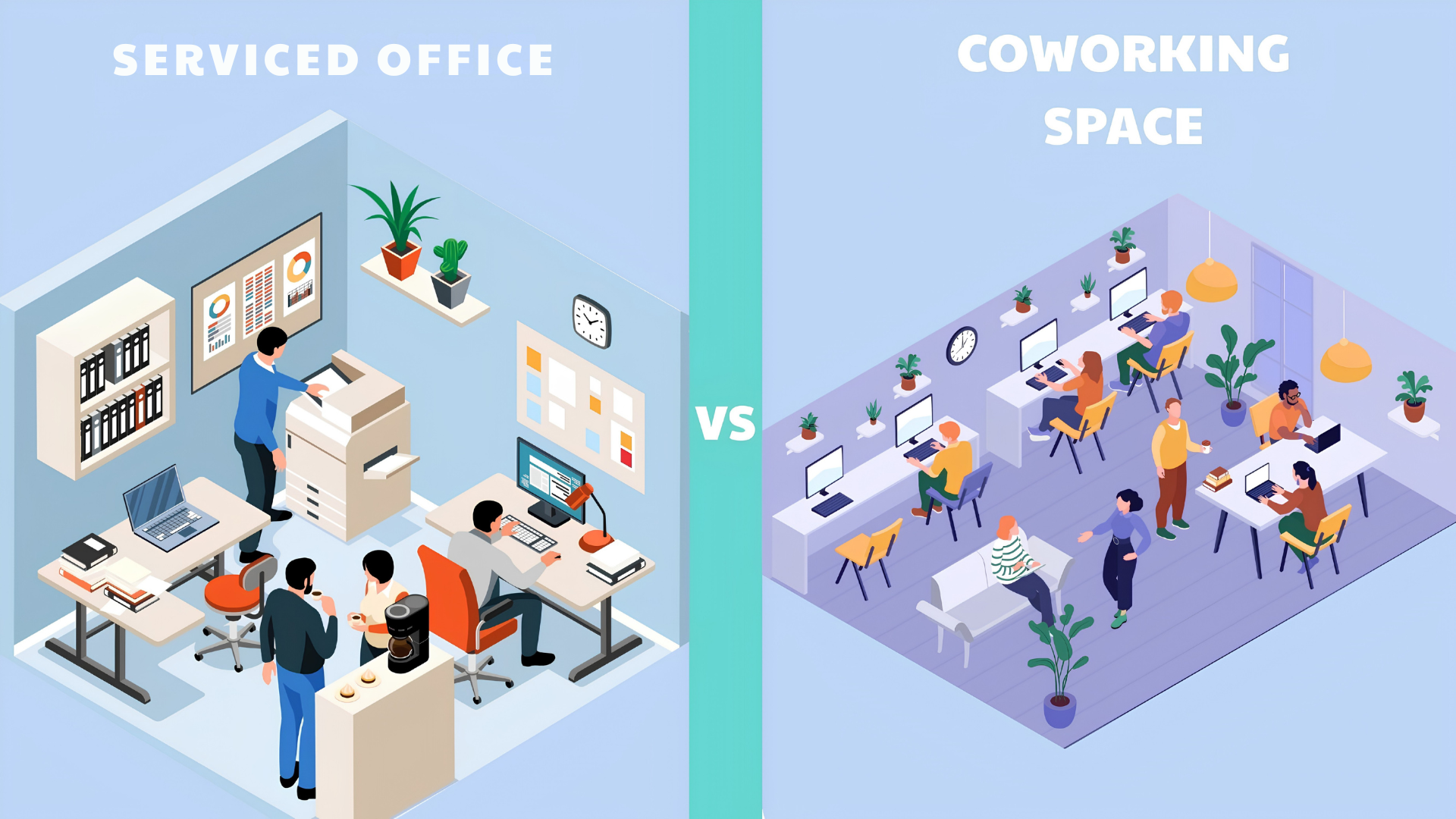 Which one is right for your organisation in Ho Chi Minh City? Serviced Office or Coworking Space?
